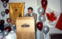 Club President Harold Lauber (10th Anniversary, 1994)